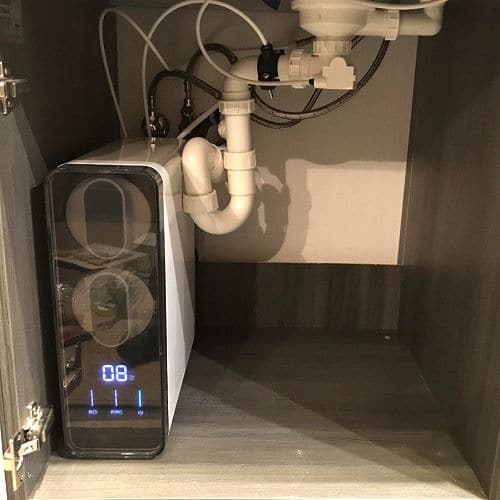 Osmoseanlage ab 2 bar Wasserdruck mit Schnellwechselfilter